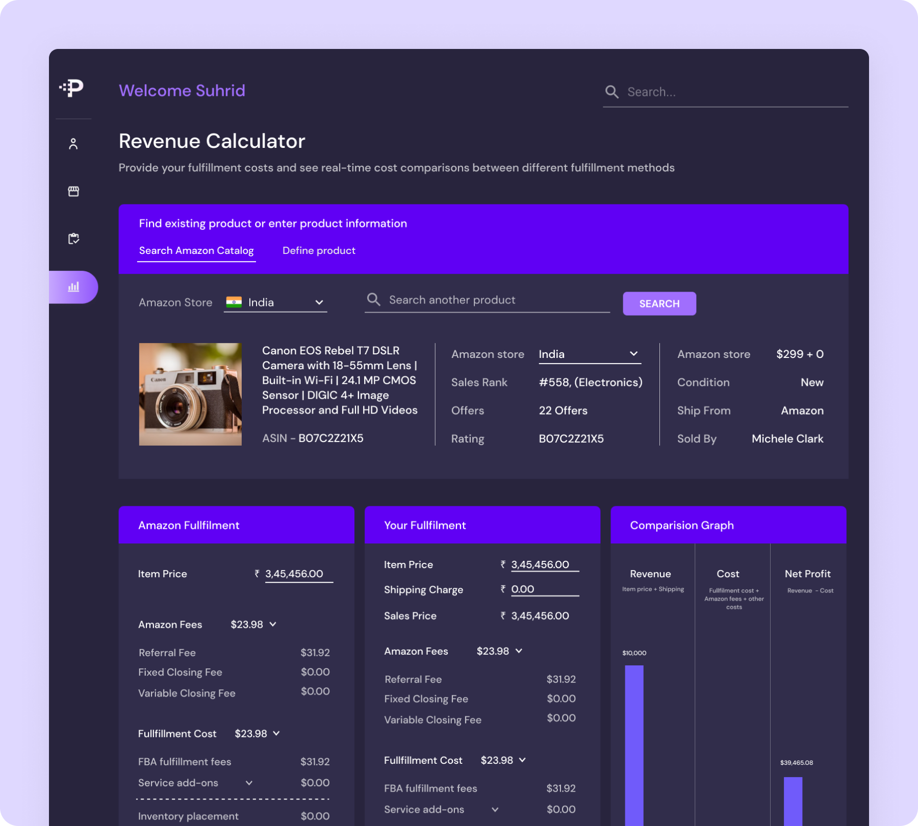 Ecomm Pulse financial tracking