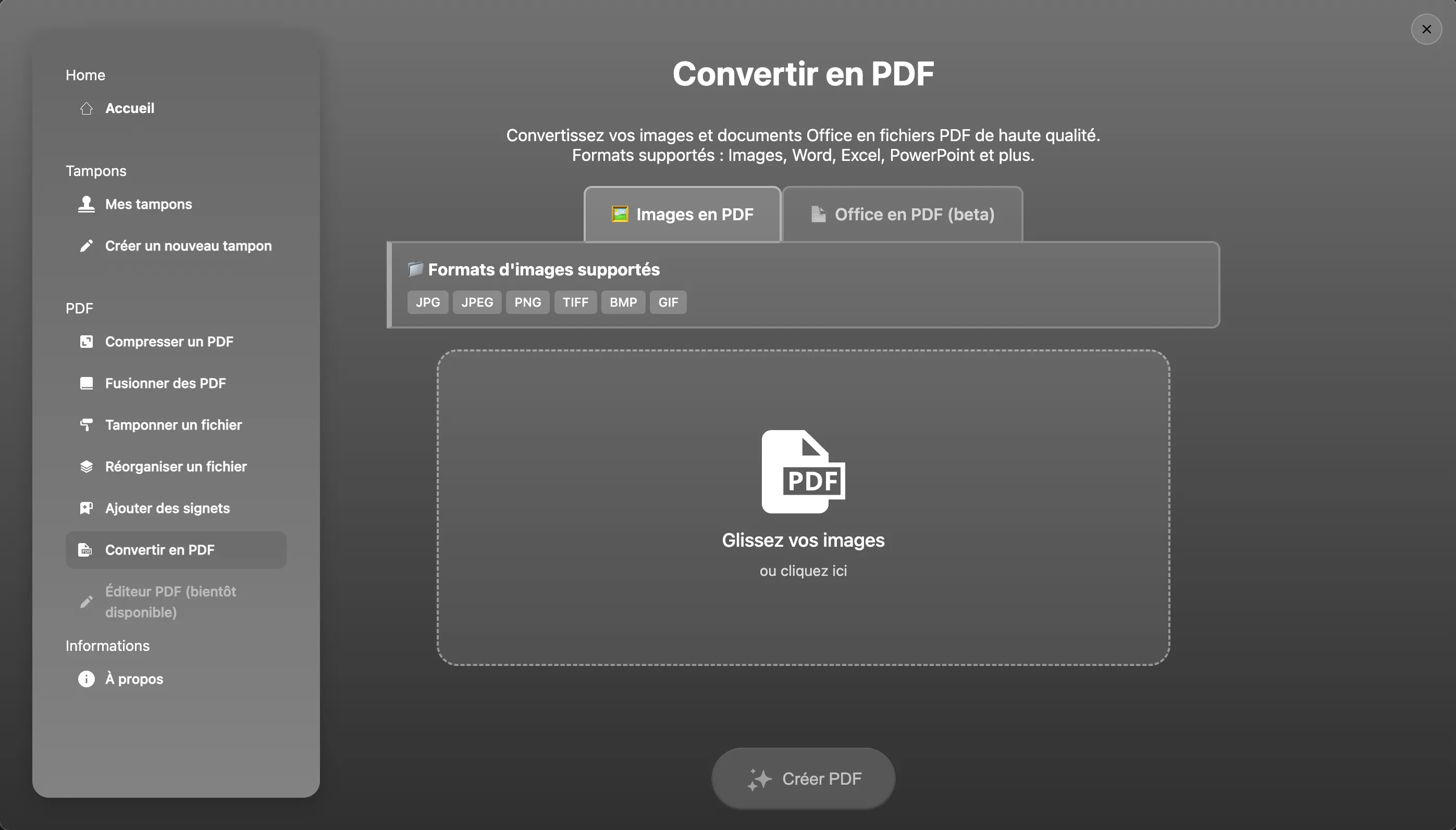 Convertir en PDF - Maxi PDF
