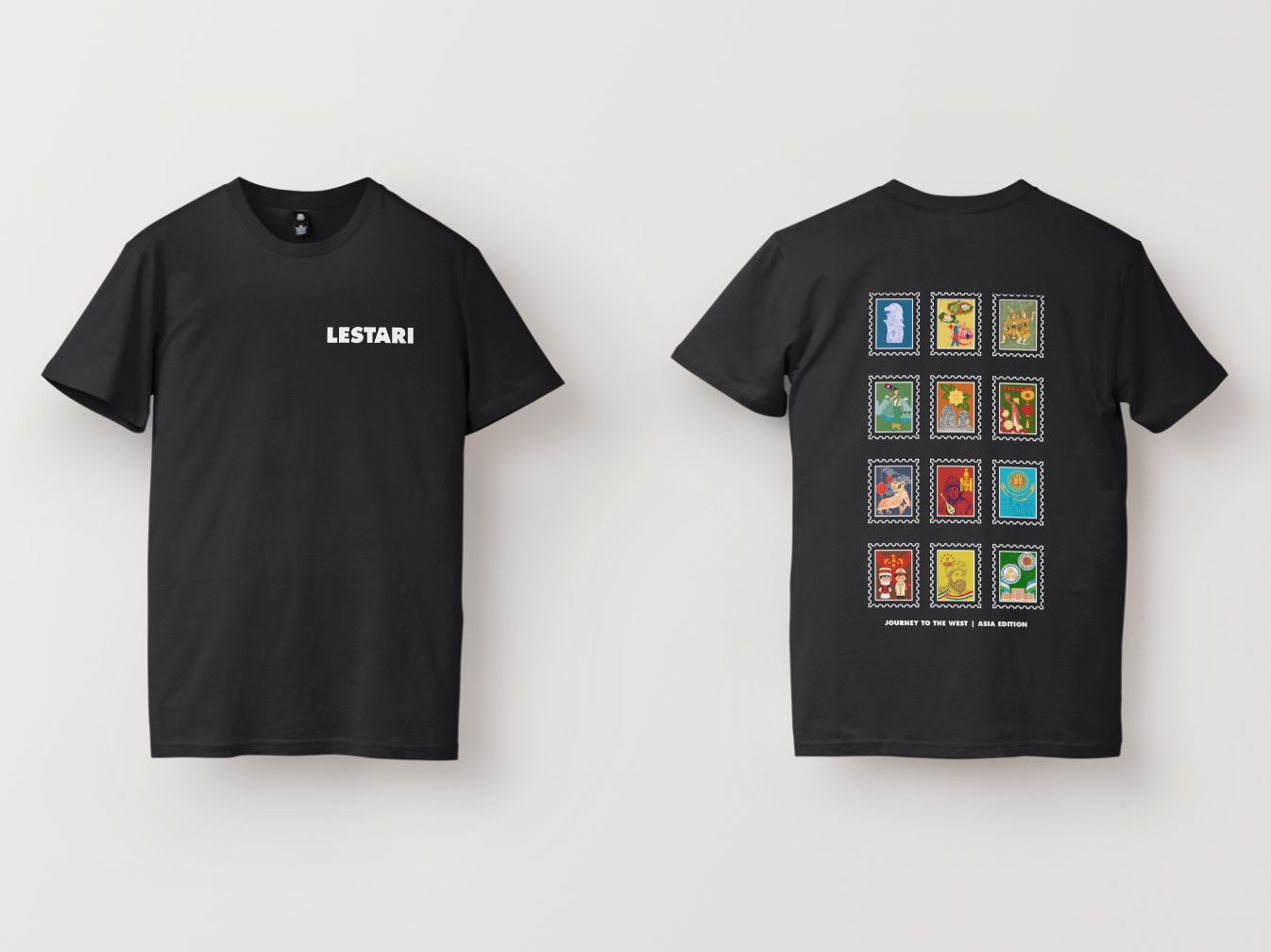 The Stamp Collection shirt in Black is the first release in our Stamp Series, marking the trail of our Asia cycling journey through postage stamps. Featuring imprints from Singapore, Malaysia, Thailand, Laos, Cambodia, Vietnam, China, Mongolia, Kazakhstan, Kyrgyzstan, and Uzbekistan, the back of the shirt captures the route—country by country, border by border. It’s a wearable record of our movement, sweat, and stories. This Asia Edition sets the stage for the upcoming Europe Edition release, as the journey continues.