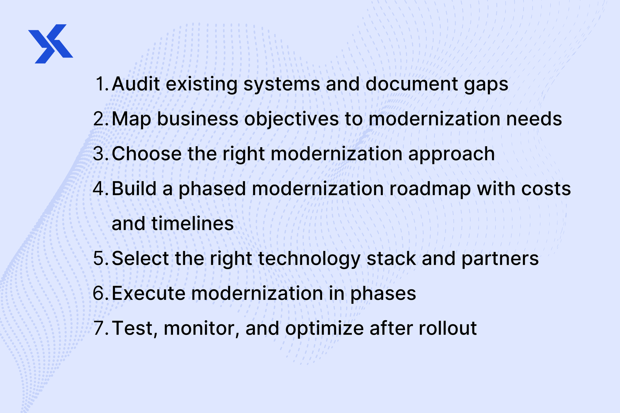 Steps to Successfully Implement Legacy System Modernization