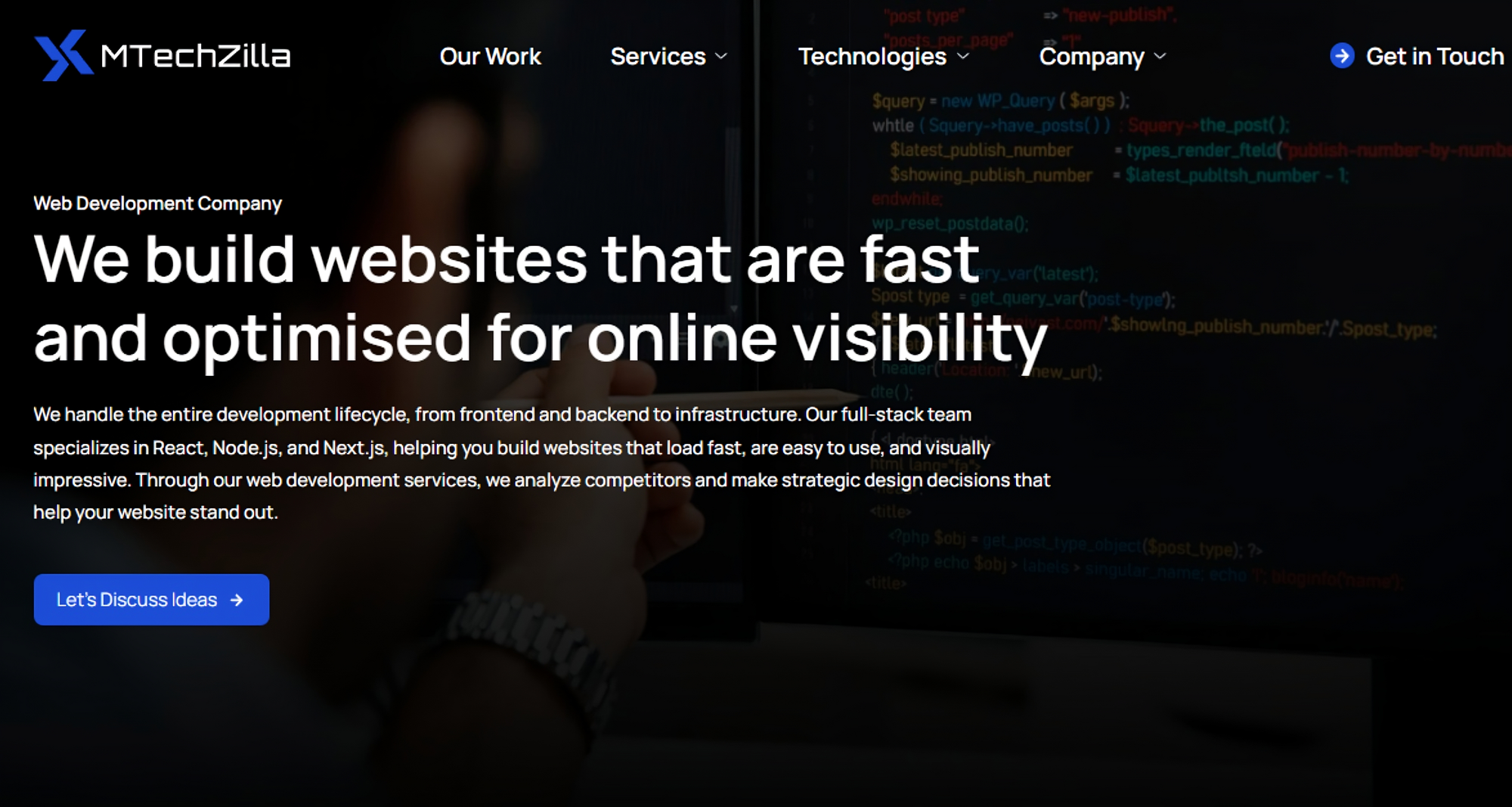 MTechZilla: Custom Website Development Comapny