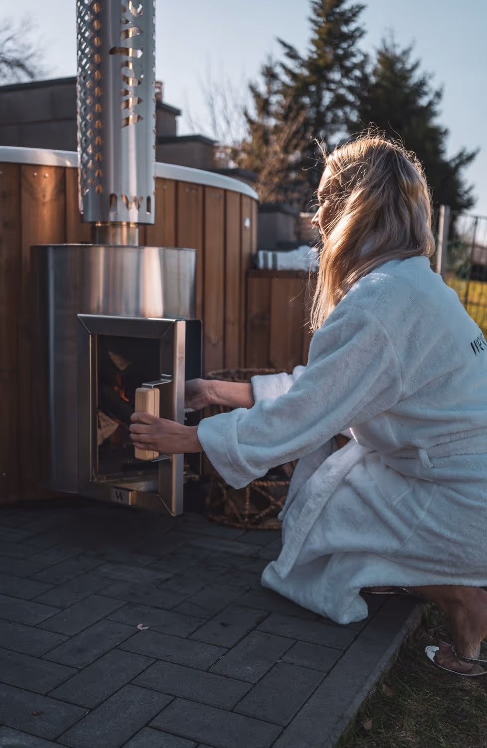 How much does firewood cost for the hot tub?