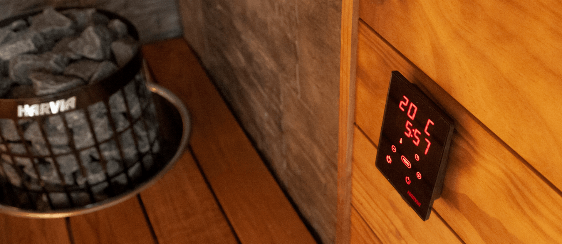 How to use the Harvia Xenio panel