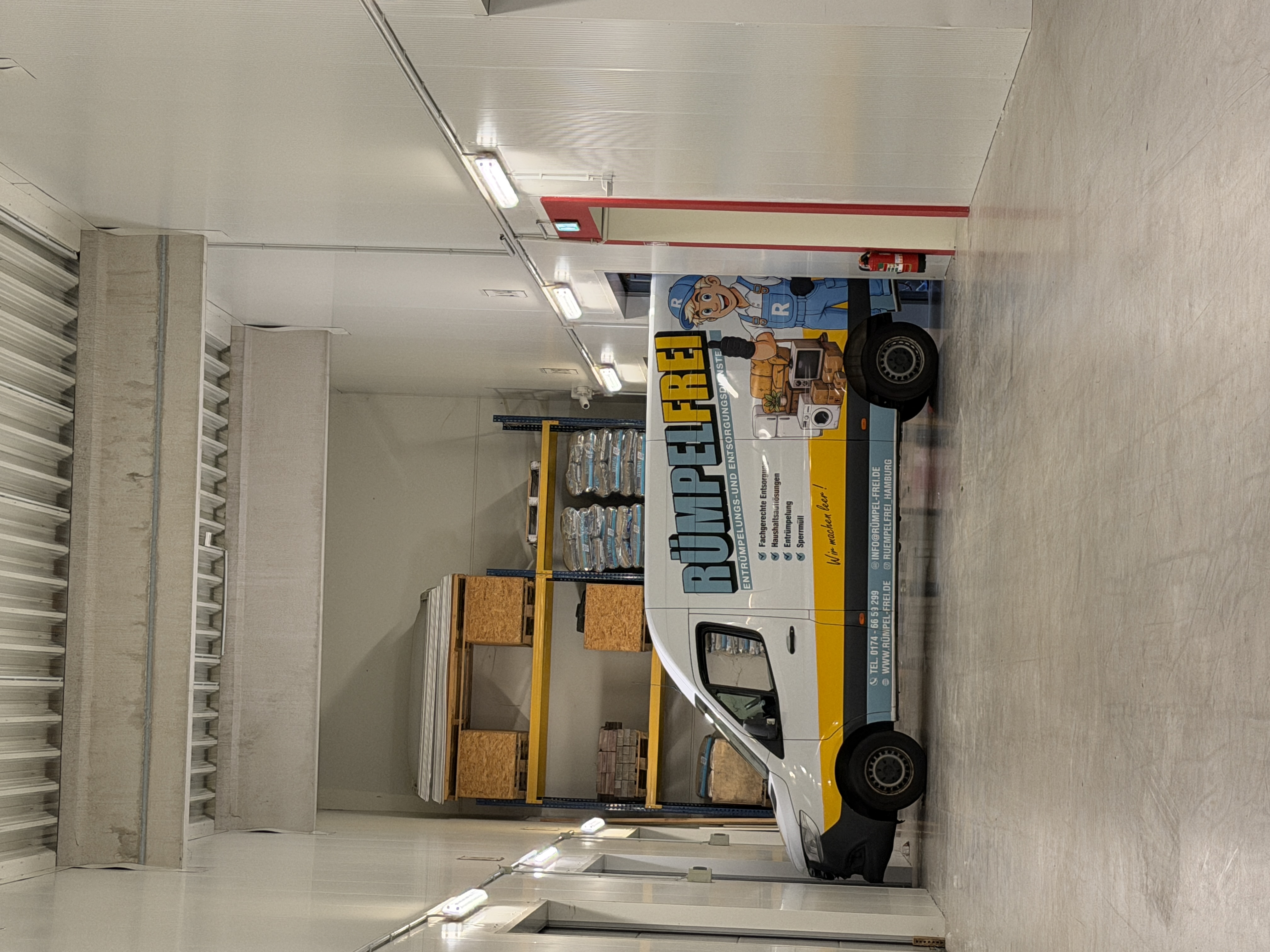 Dachboden nach einer Entrümpelung