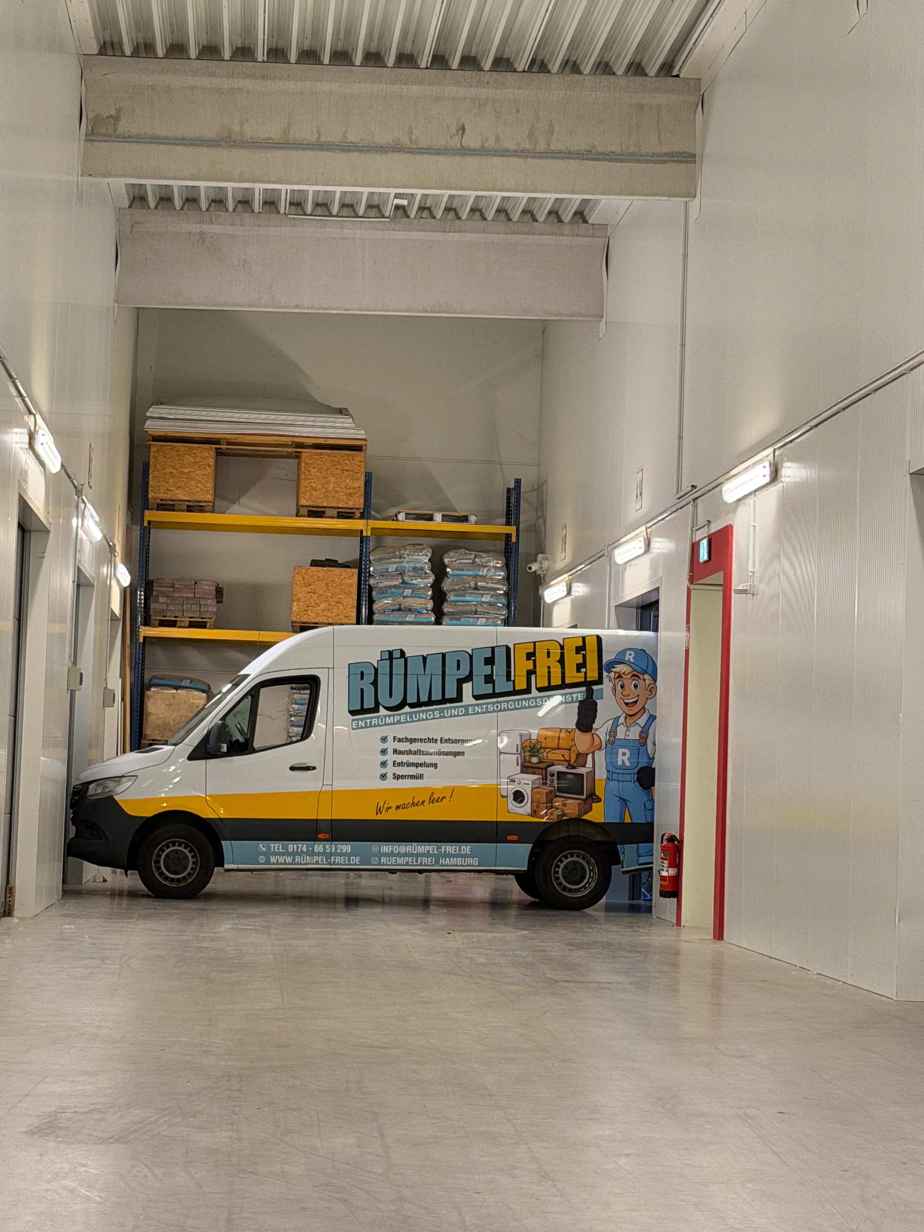 Dachboden nach einer Entrümpelung