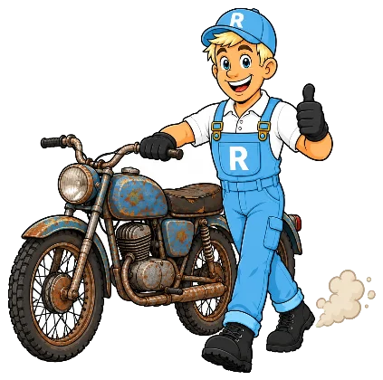 Illustration: Motorradentsorgung