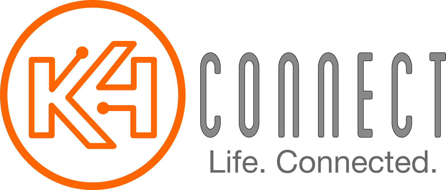 Logo of K4 Connect - Life. Connected.