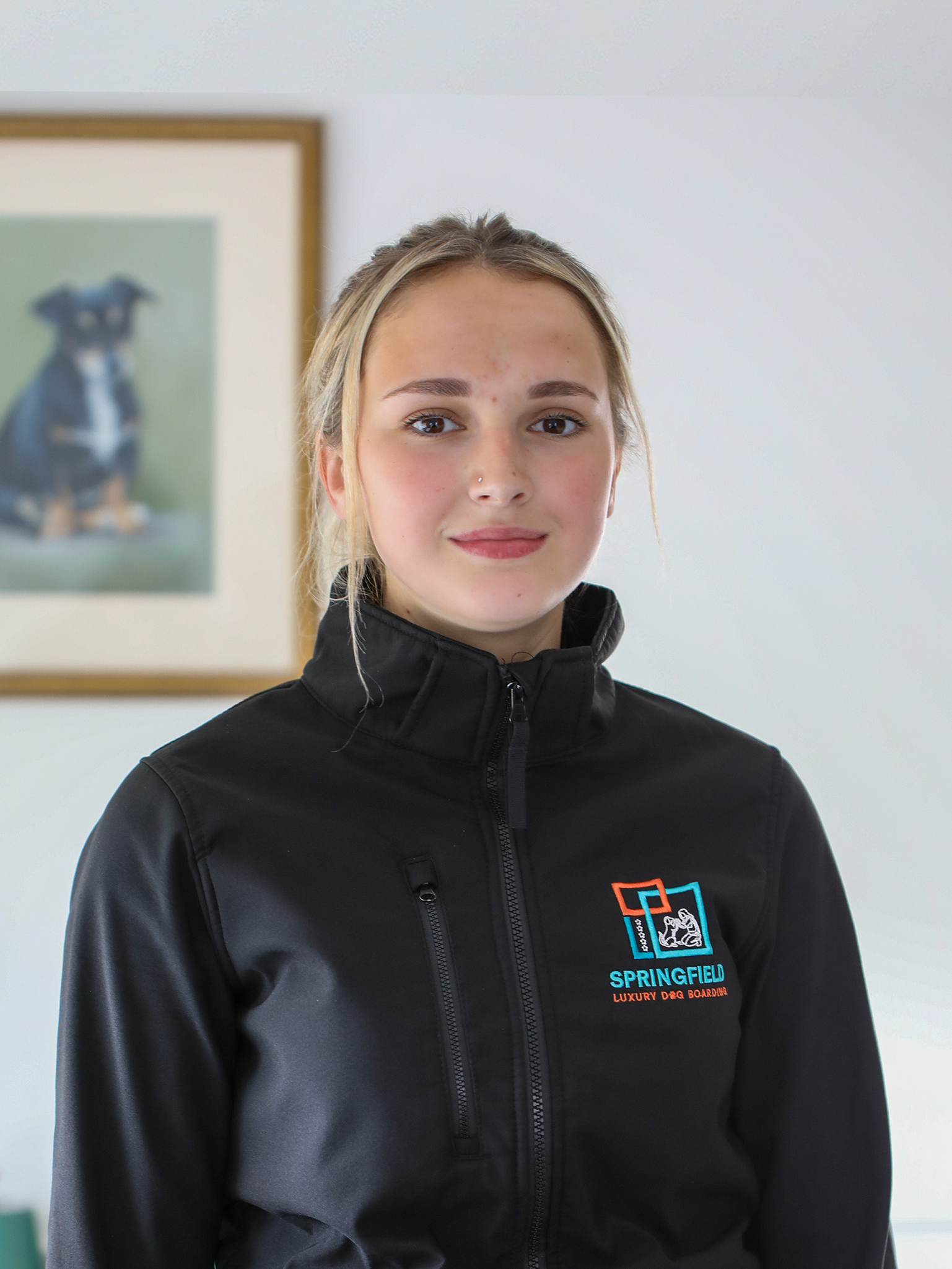profile image of Mia with dog