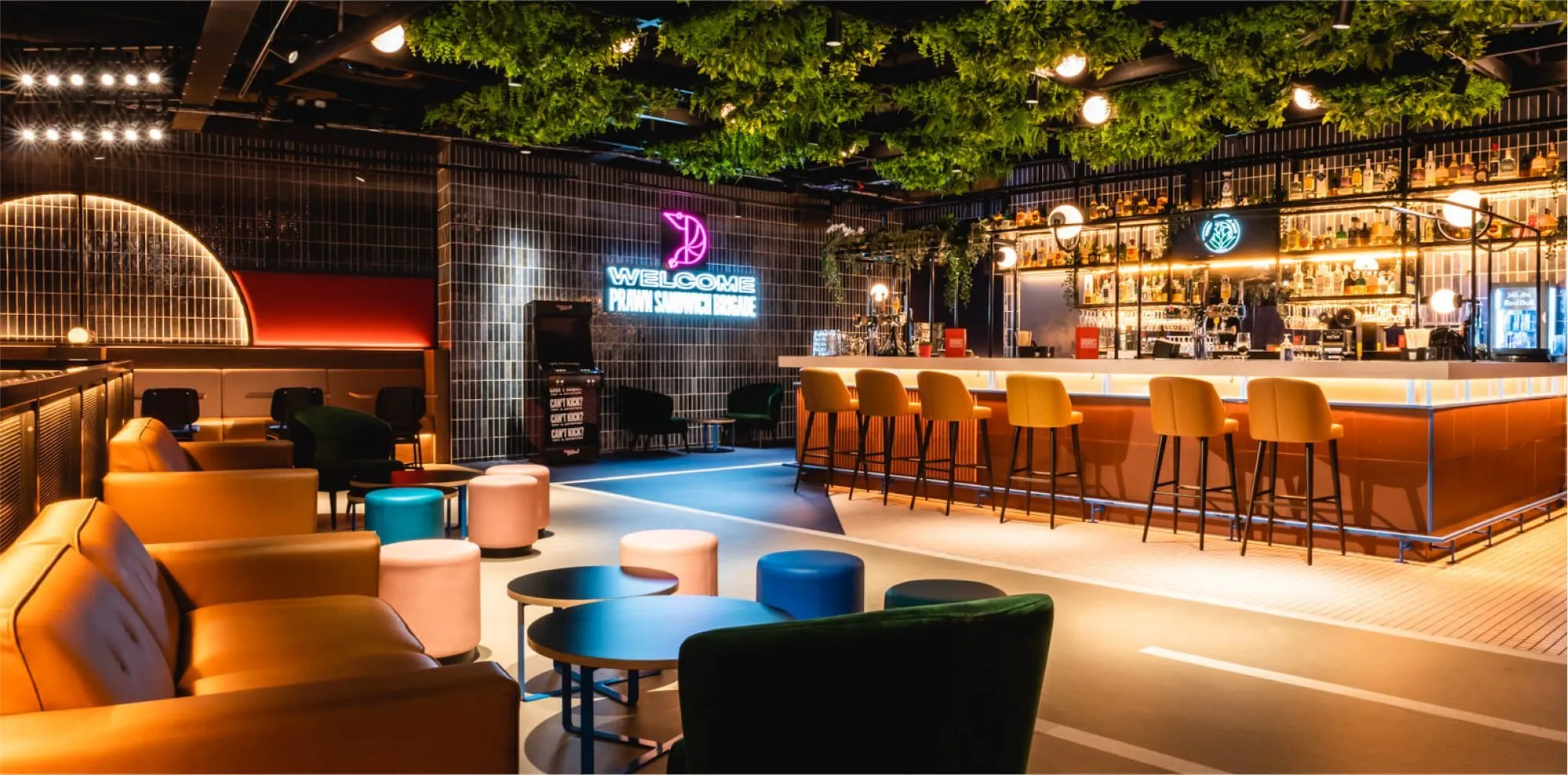 Player's lounge at TOCA Social London