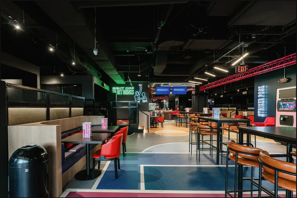 Top floor bar at TOCA Social dallas