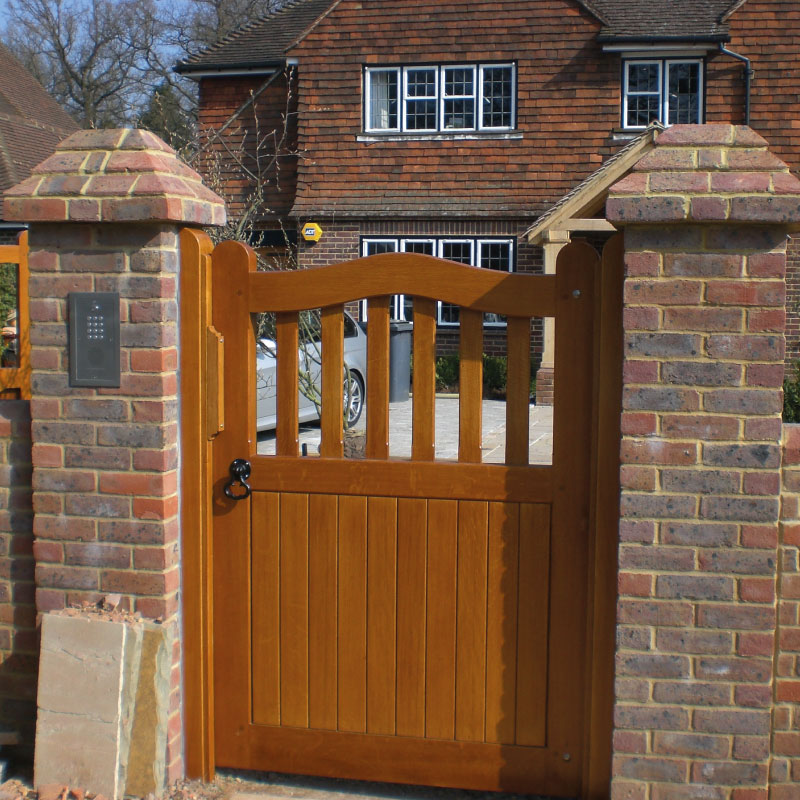 Solid Oak Wooden Side Gates