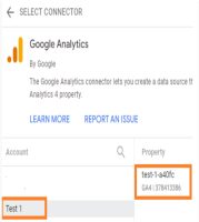 google analytics connector