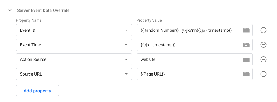 FacebooK CAPI server-side general parameters