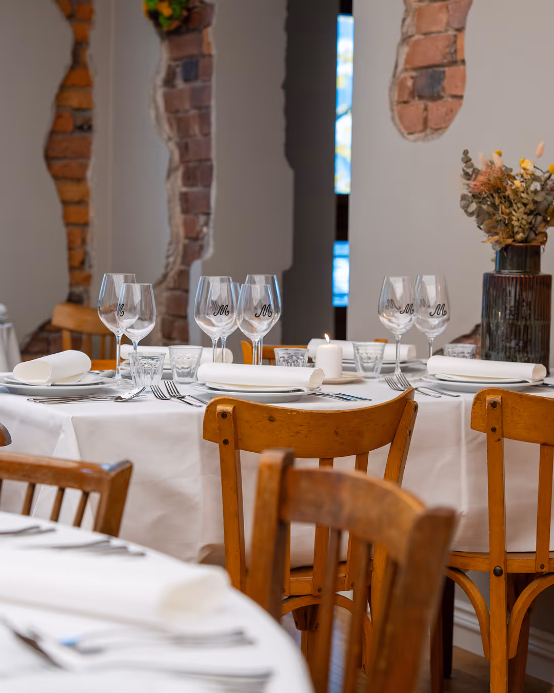 Dining area at Restaurant Madame.