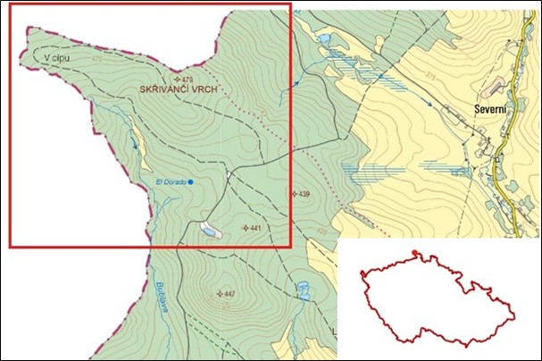 acidofilní bučiny jsou jedním z přírodních biotopů v lokalitě