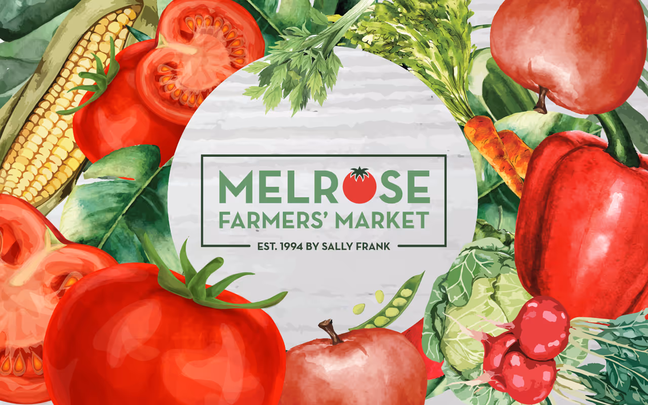 Bo Tsang DiMatteo Design Brand Logo Melrose Farmers Market

