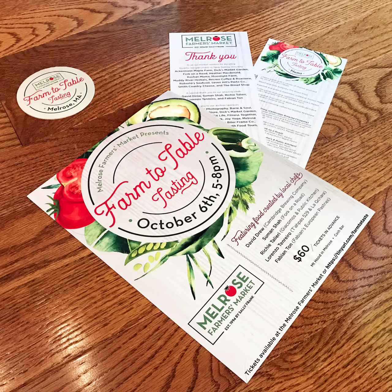 Bo Tsang DiMatteo Design Melrose Farmers Market Farm to Table