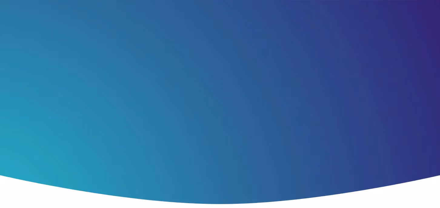 Blue gradient curved background