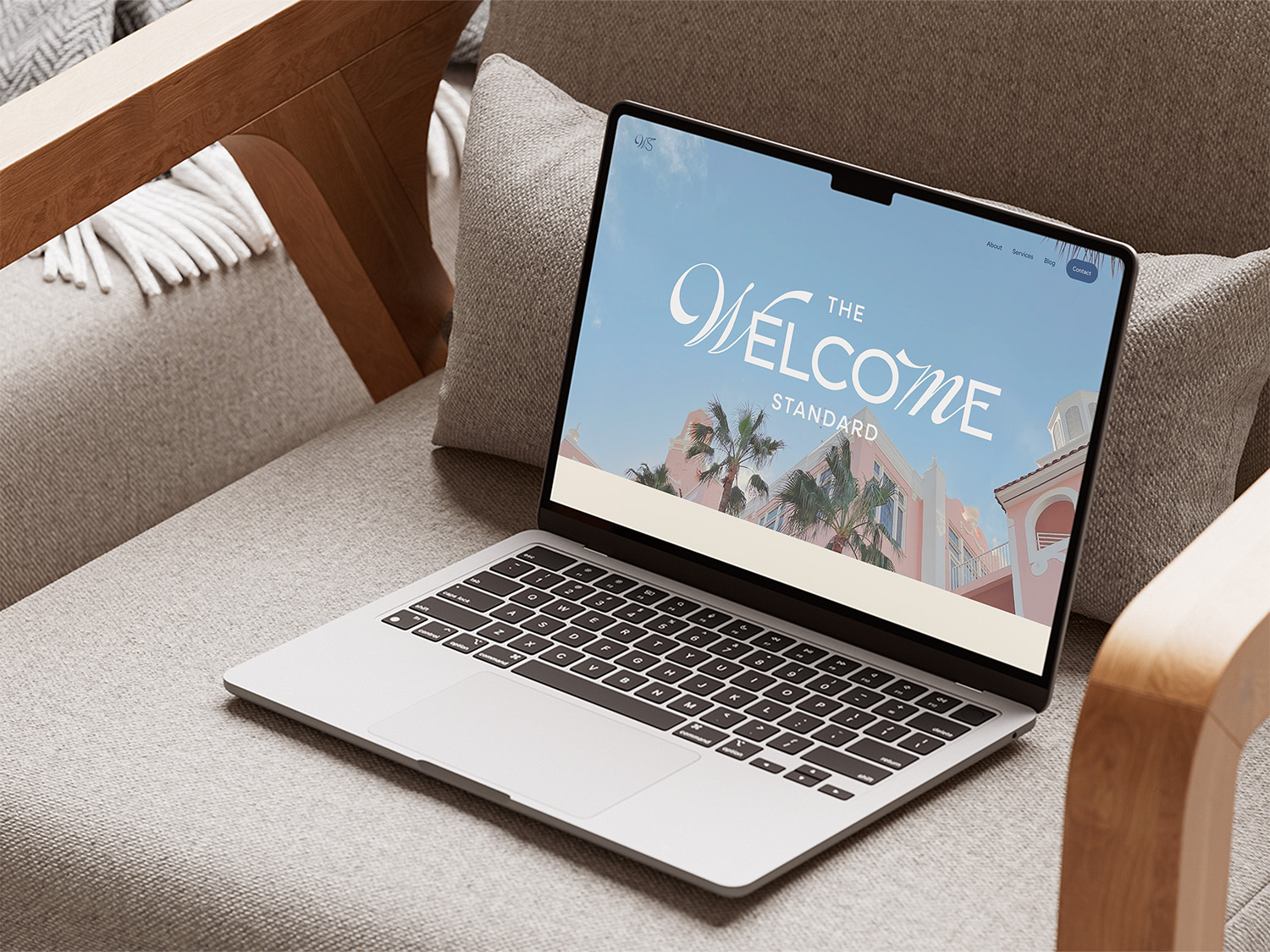 Image of homepage for The Welcome Standard website