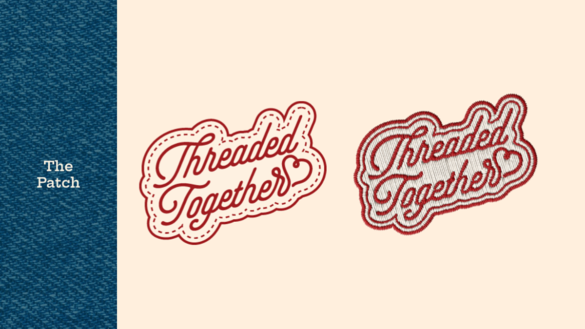 Designs for the Think-A-Thon 2026 donation gift patch.