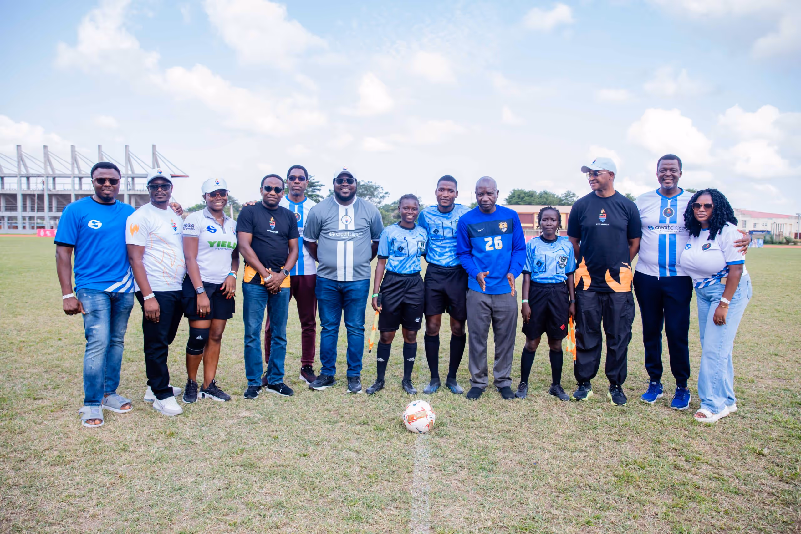 Management Team and Credit Direct Staff at CD'LYMPICS