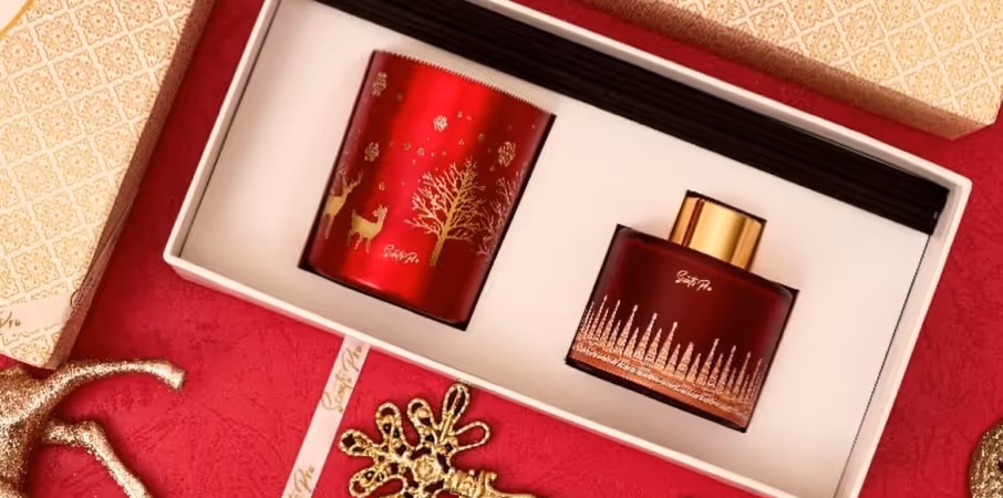 Scented Candle and Diffuser Set