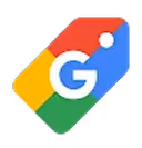 Google-logo op een kleurrijke tag voor online marketing bureau Pulse in Sliedrecht