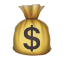Geldzak met dollarteken voor recruitment en marketing wervingscampagne