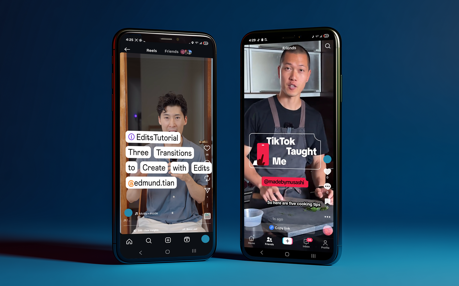Reels vs. TikTok: misma idea, diferente ADN
