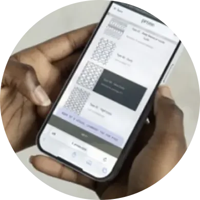 person using a phone to take skincare consultation