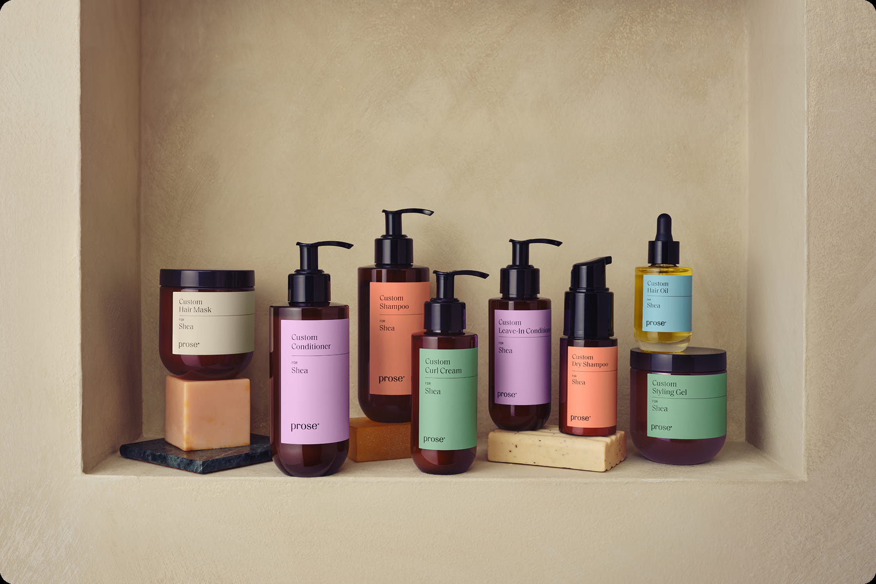 bottle of skincare products