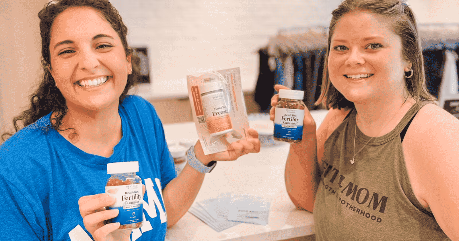two women holding best net products
