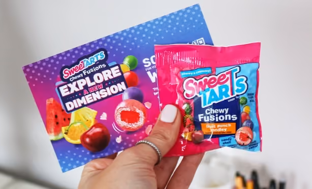 sweetarts sample and card