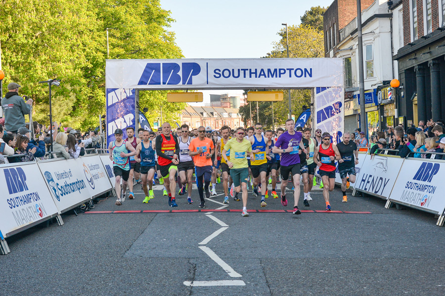 ABP Southampton Marathon 2025 Start Line