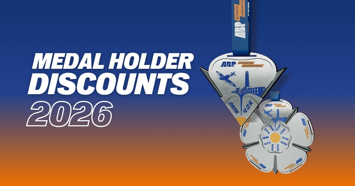 ABP Southampton Marathon Festival Medal Holder Discounts 2026