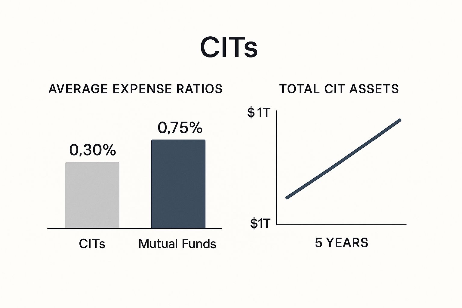 Infographic about collective investment trusts