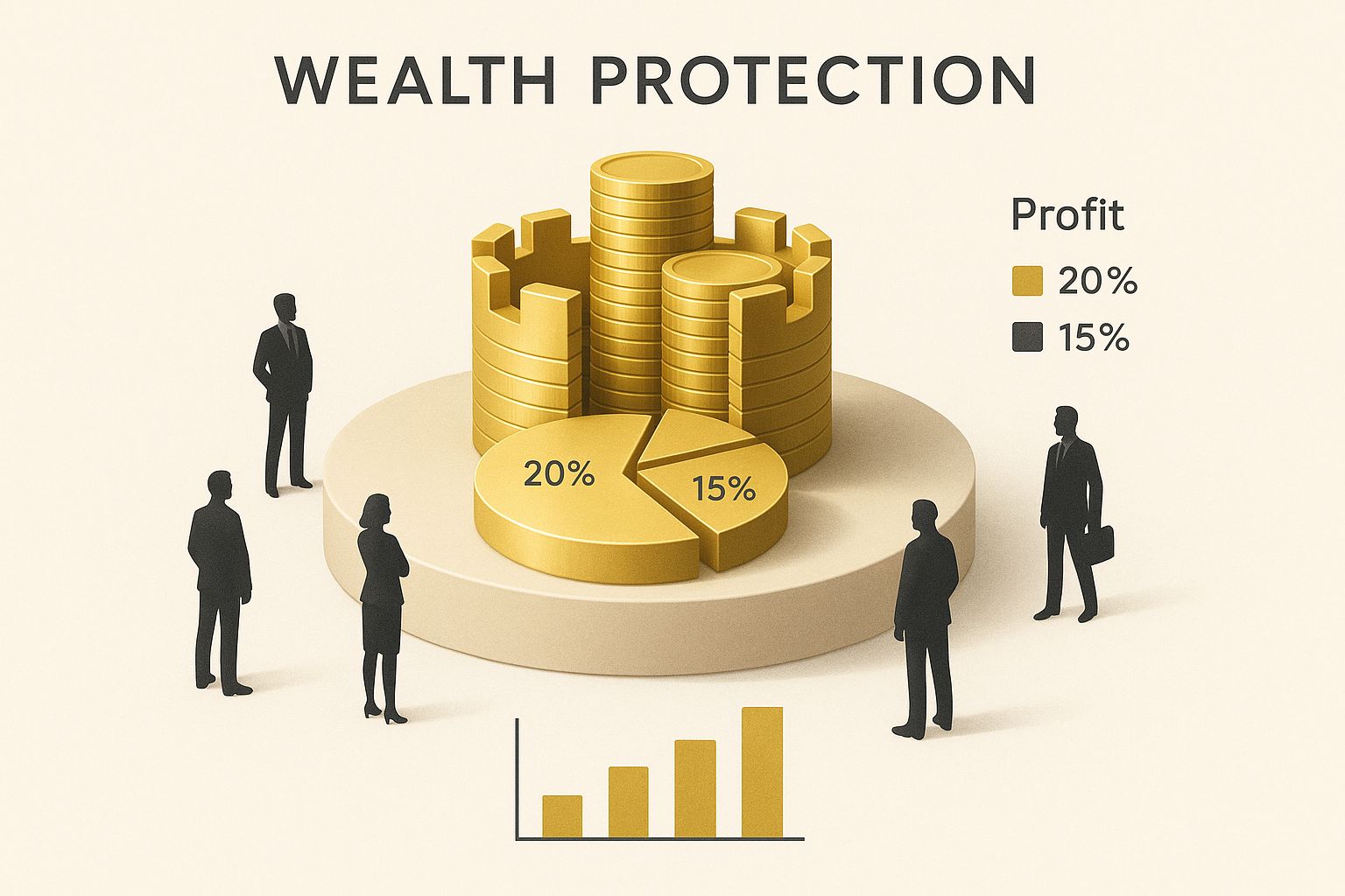 Infographic about financial planning for high net worth