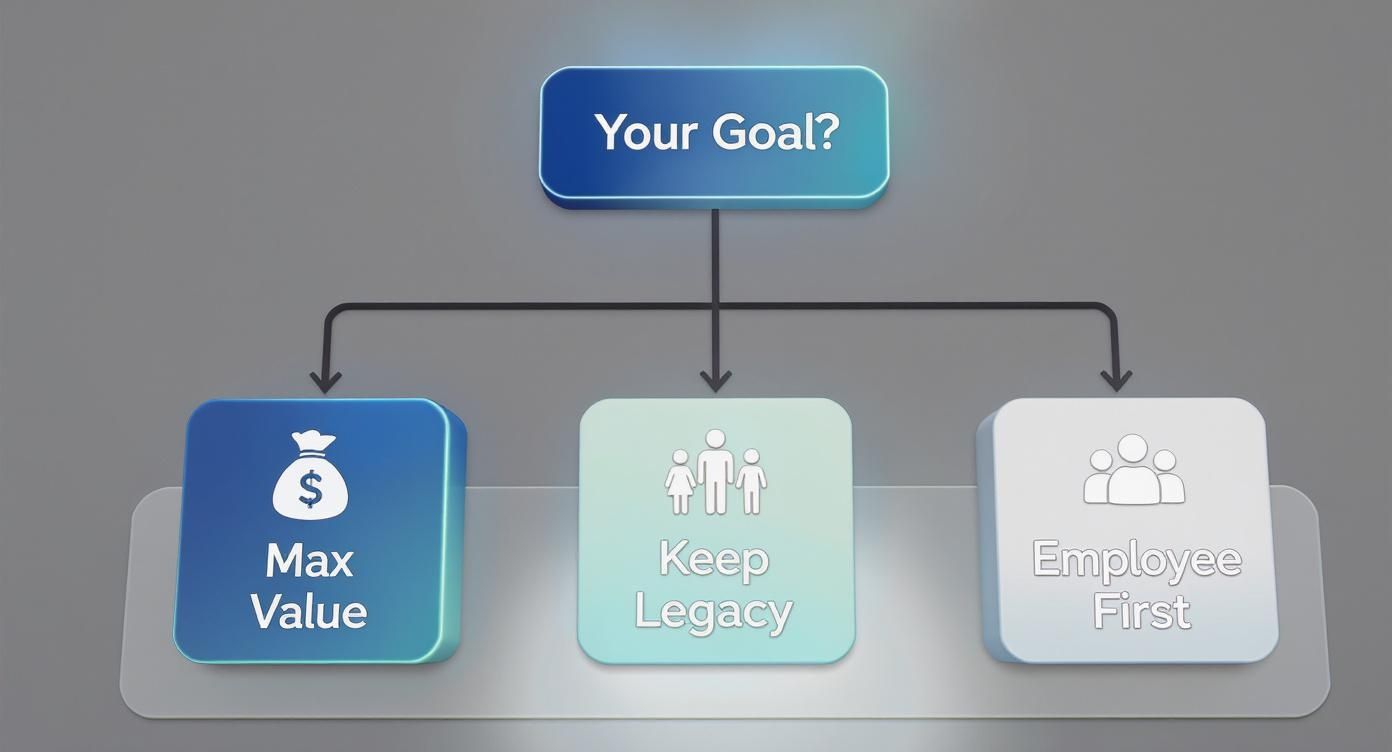 Infographic about business exit strategy planning