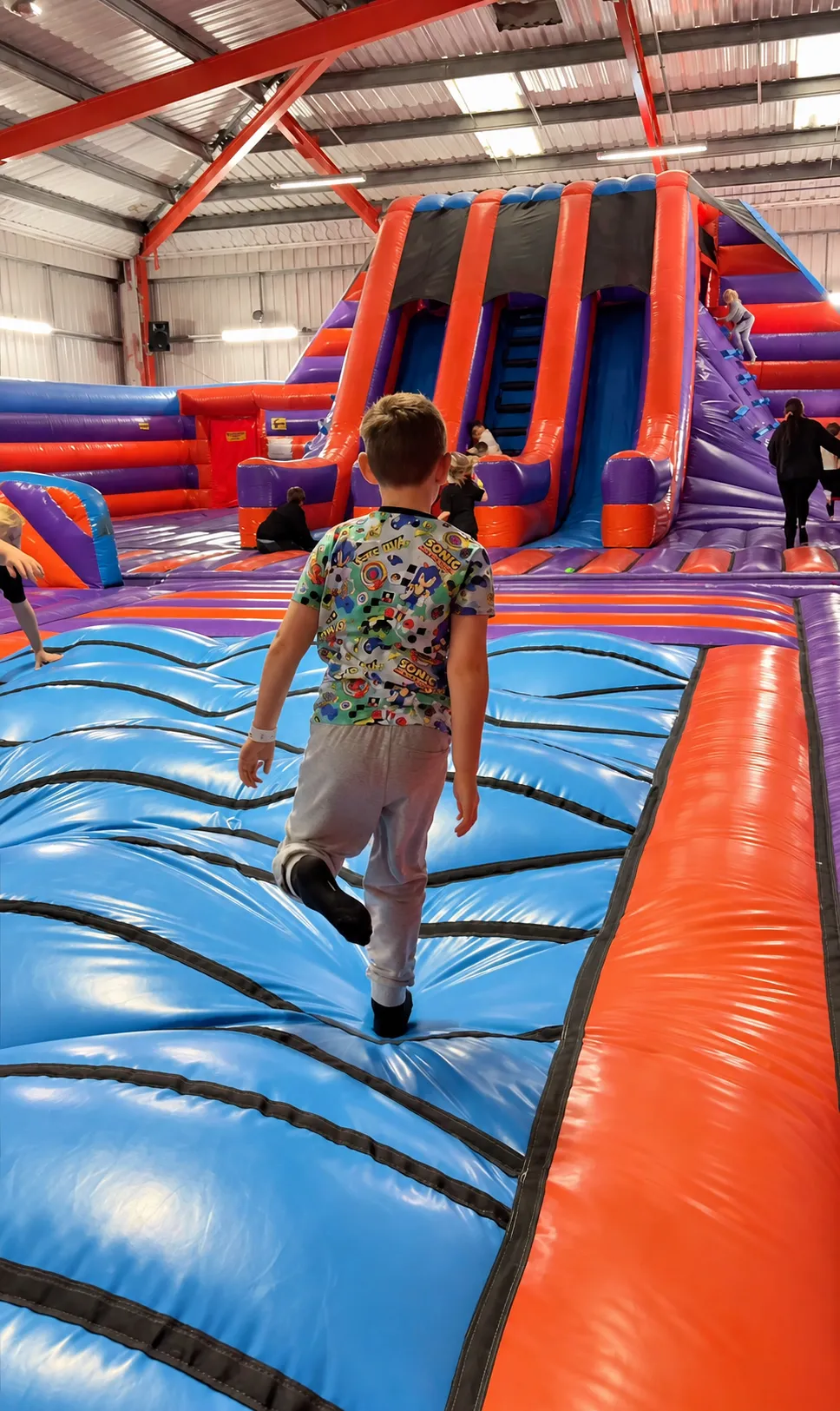 Jump Pads at Inflato Stoke