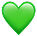 Icon of green heart