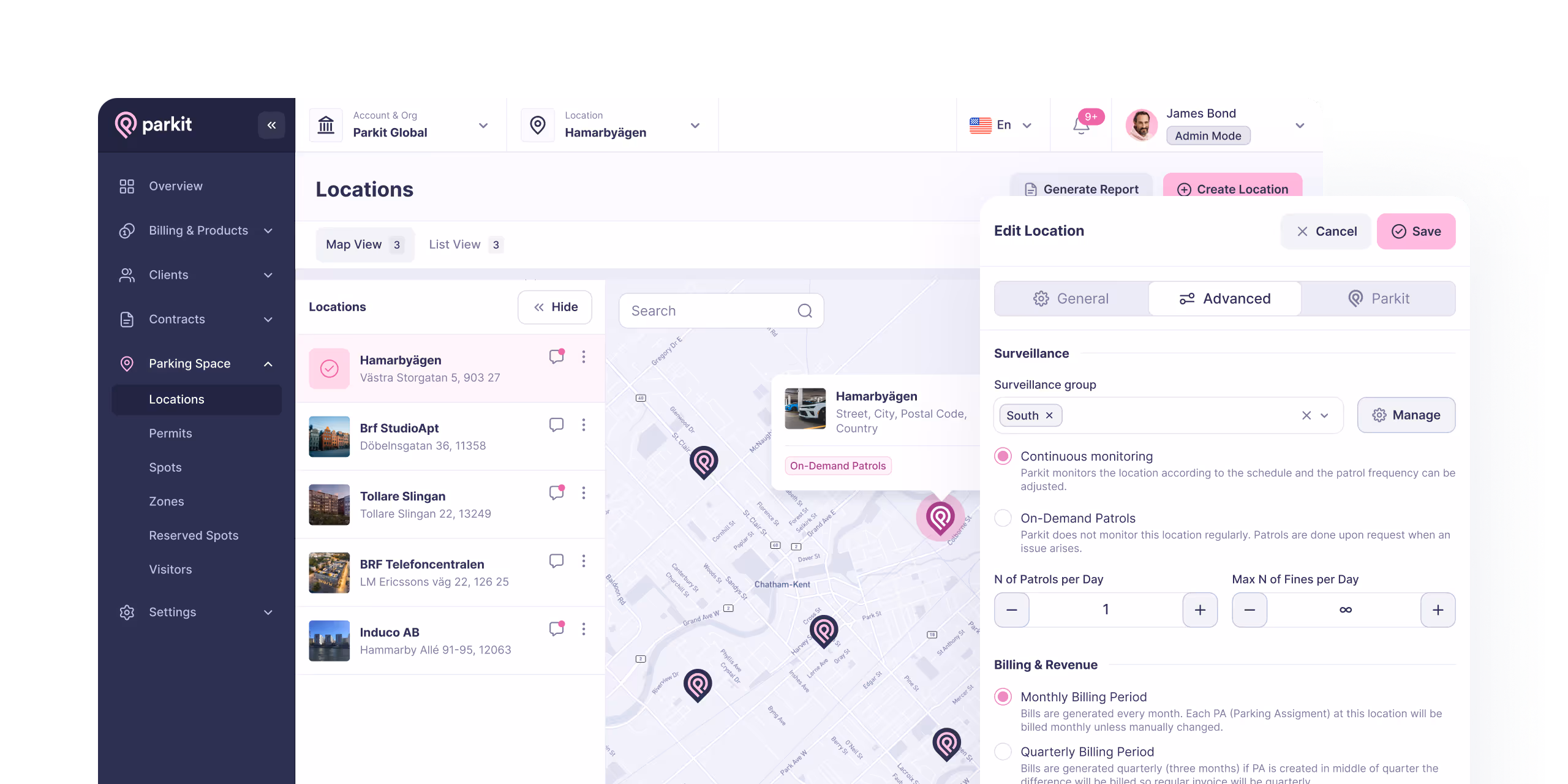 Surveillance & Enforcement: parkit app image