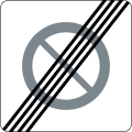 Slut på område (Zon upphör) E21 (sign)