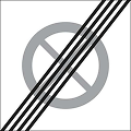 Slut på område (Zon upphör) E21 (sign)