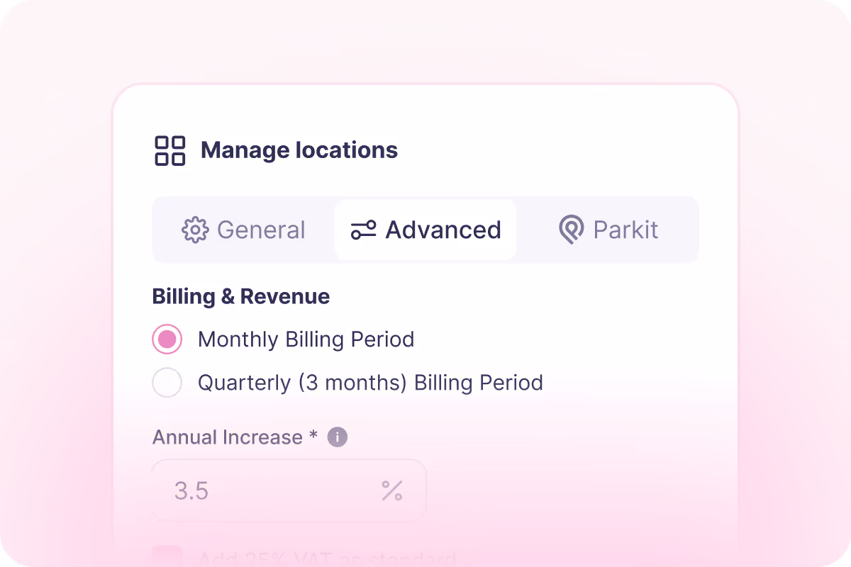 Parkit App: Multi-location Management
