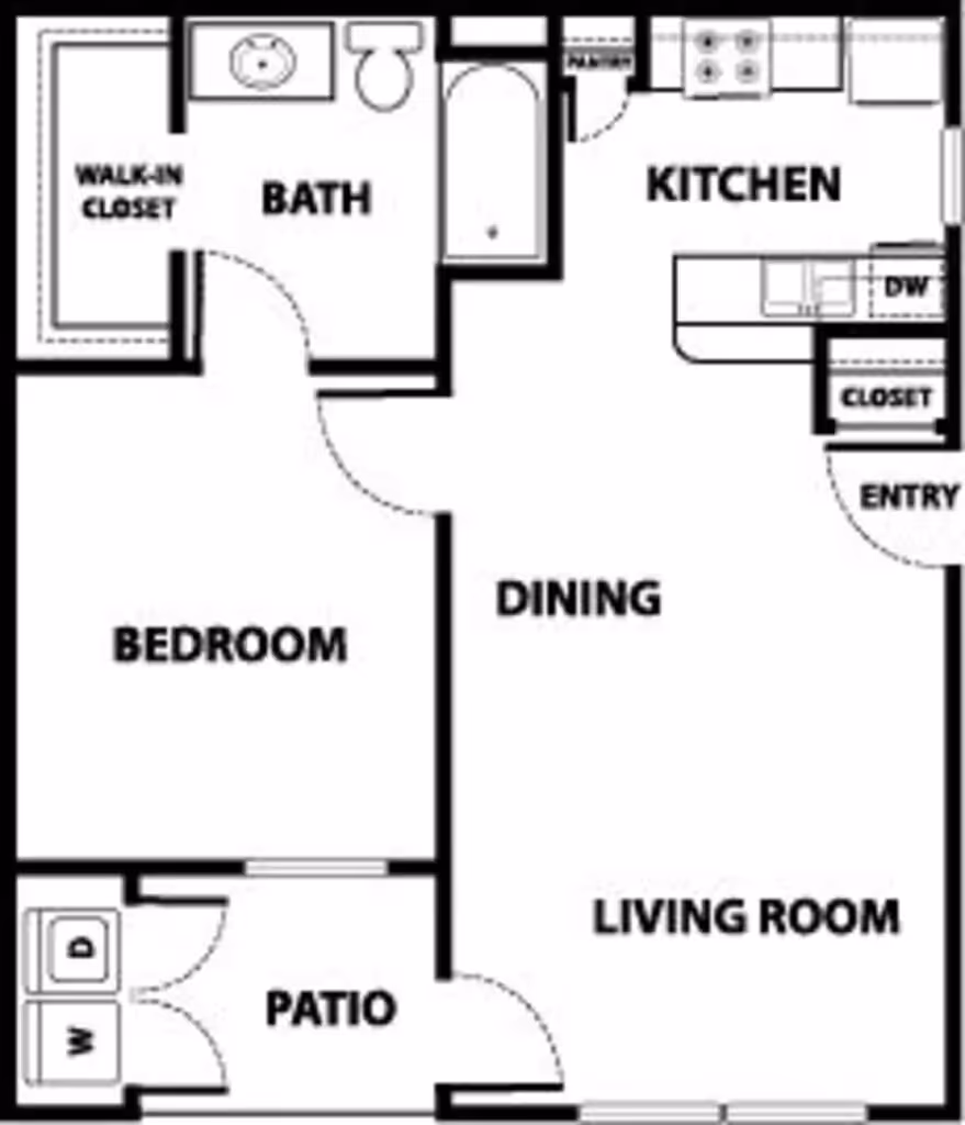 Oned Bedroom layout