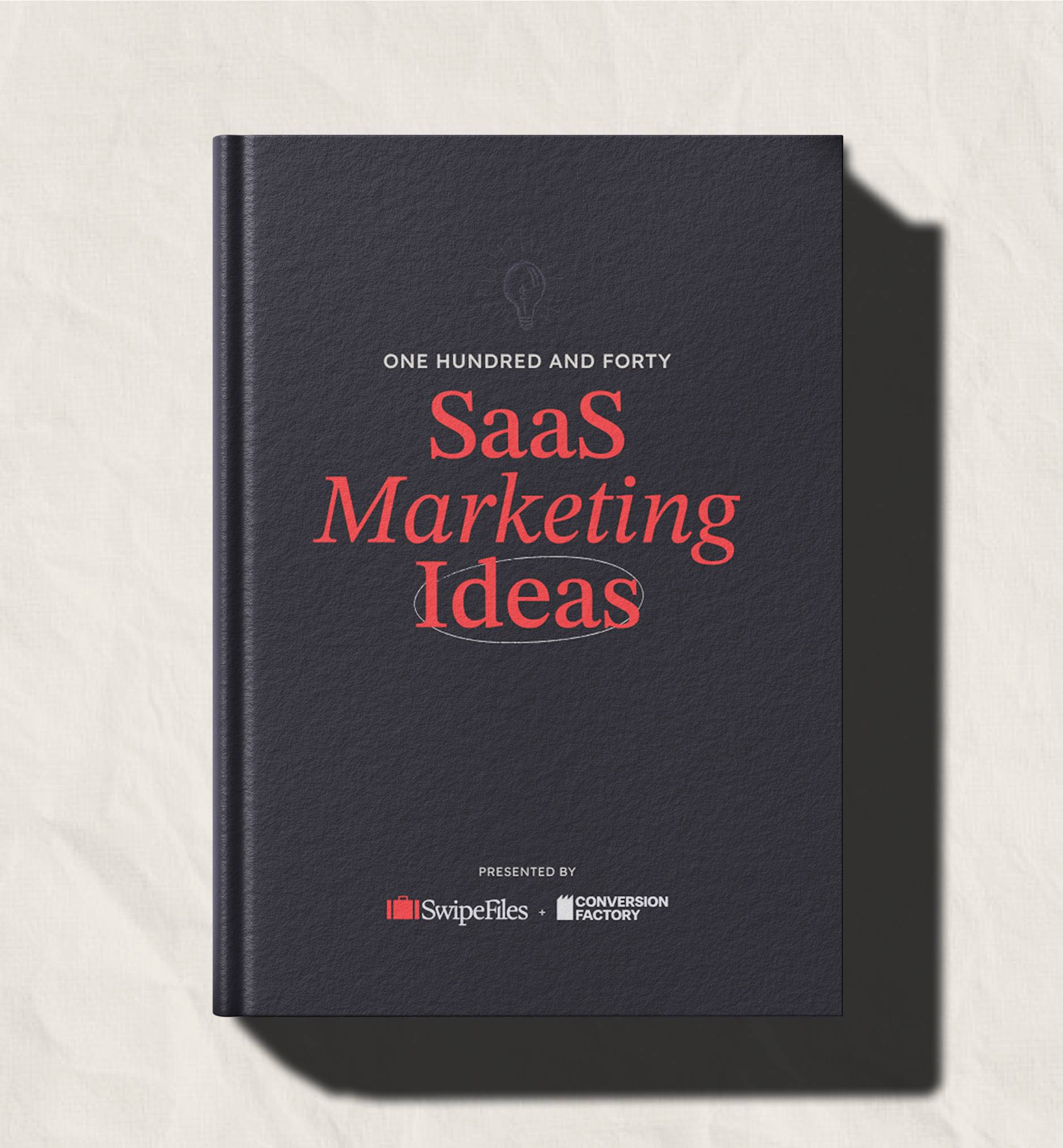 Saas Marketing Ideas Ebook Cover