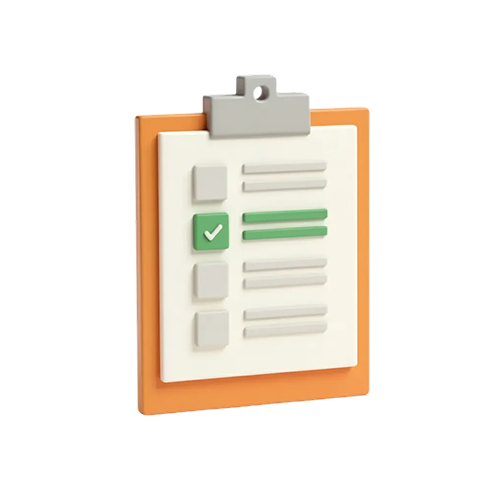 3D clay form object illustration