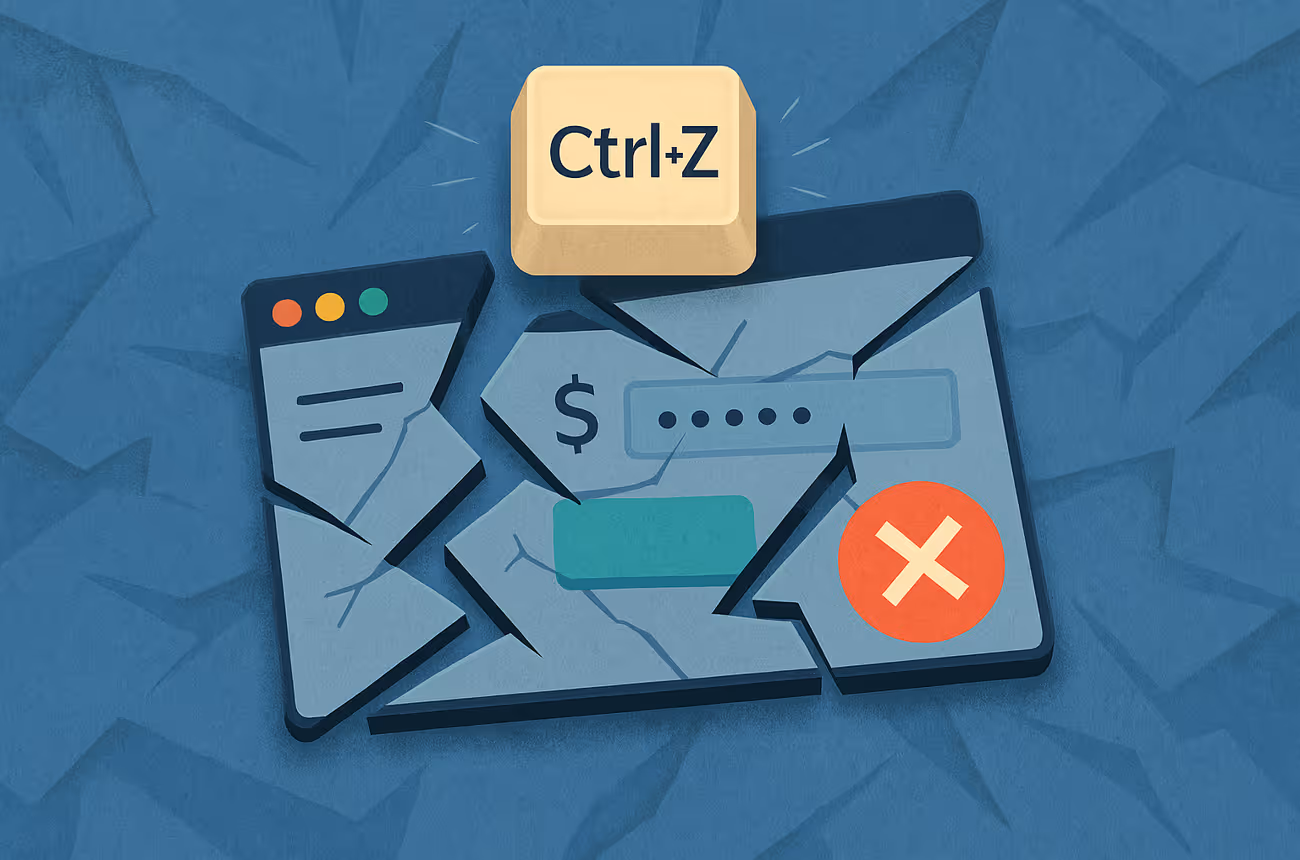 Ctrl+Z: Mistakes We Keep Repeating in Fintech Design