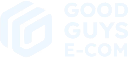 Logo featuring a stylized hexagon outline and the text 'GOOD GUYS TECH'.