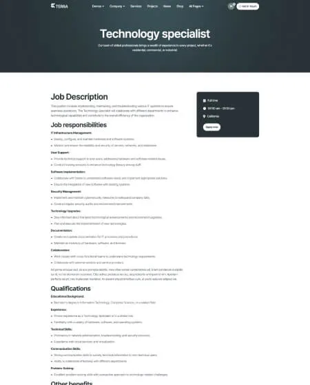page screenshot